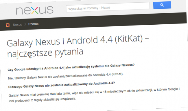 nexus aktualizacja
