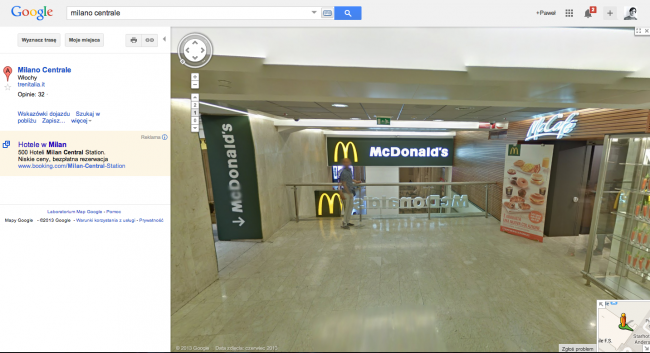 street view mediolan