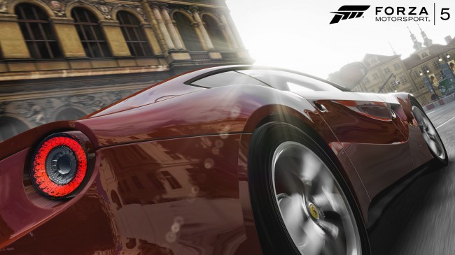 Ferrari w Pradze... piękny widok