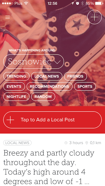 Circle iOS, e 