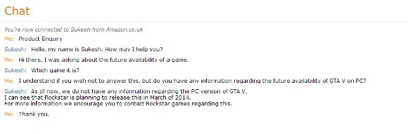 GTA V Amazon United Kingdom 