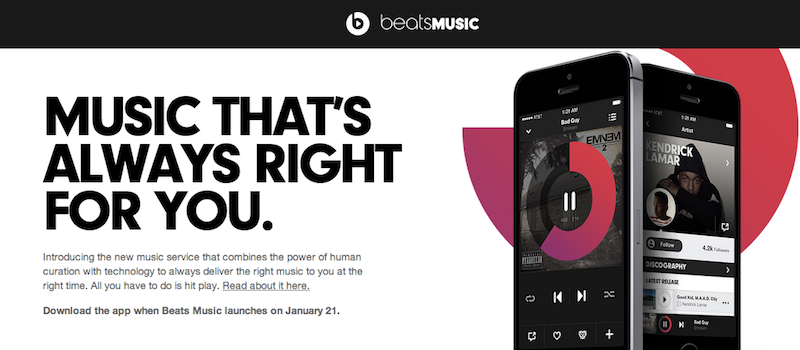Beats Music, nowy serwis streamingu muzyki, który ma być Spotify killerem &#8211; pierwsze wrażenia Spider&#8217;s Web