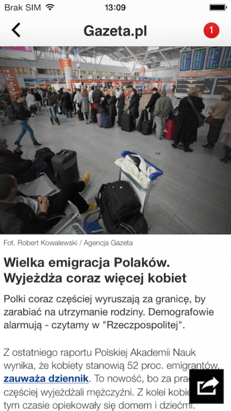 Gazeta.pl LIVE iOS, 6