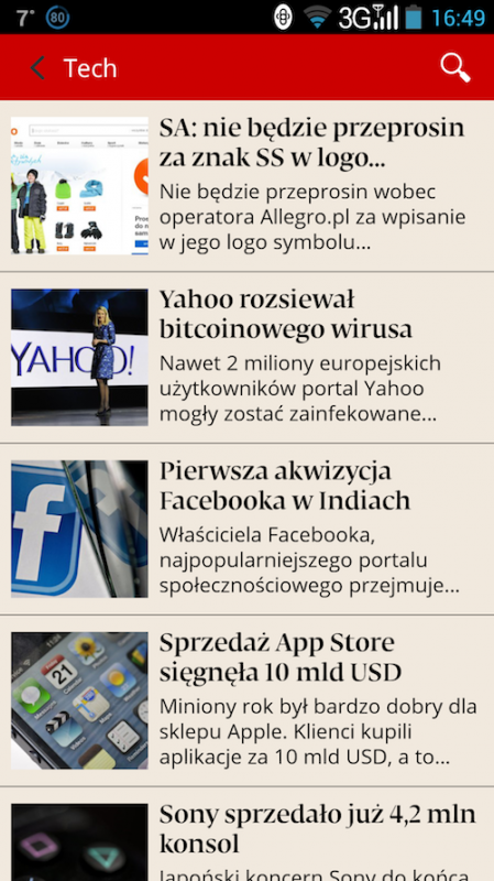 Nowy Puls Biznesu na smartfonie, 3