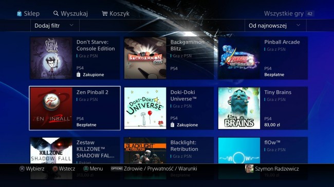 PS4 PS Store