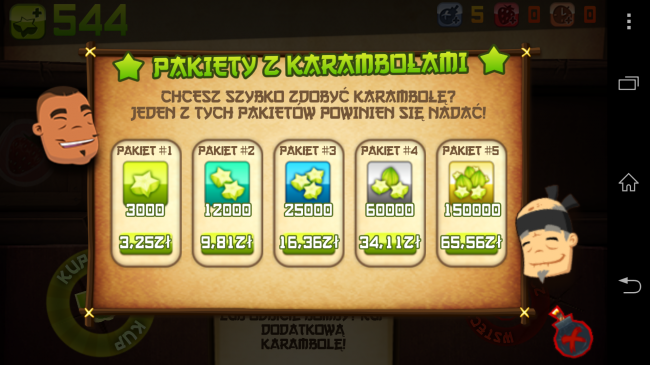 fruit ninja in-app purchases