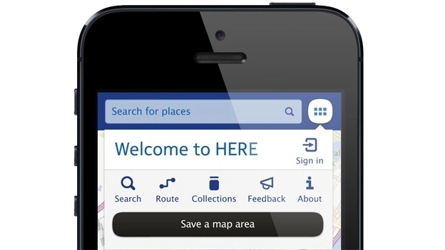 nokia here iphone