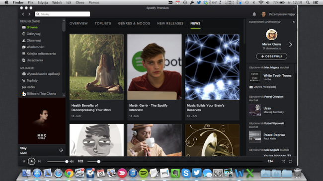 nowe spotify, news