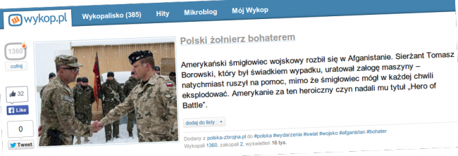 wykop medal