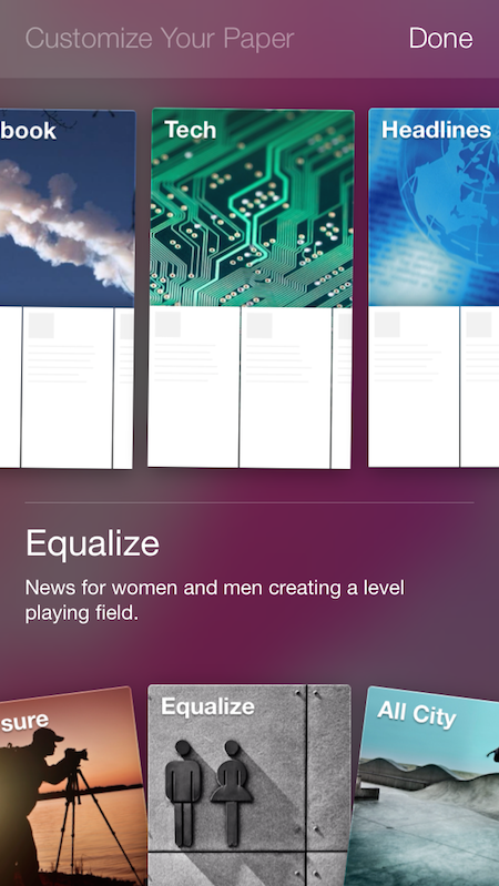 Facebook Paper iPhone, 10