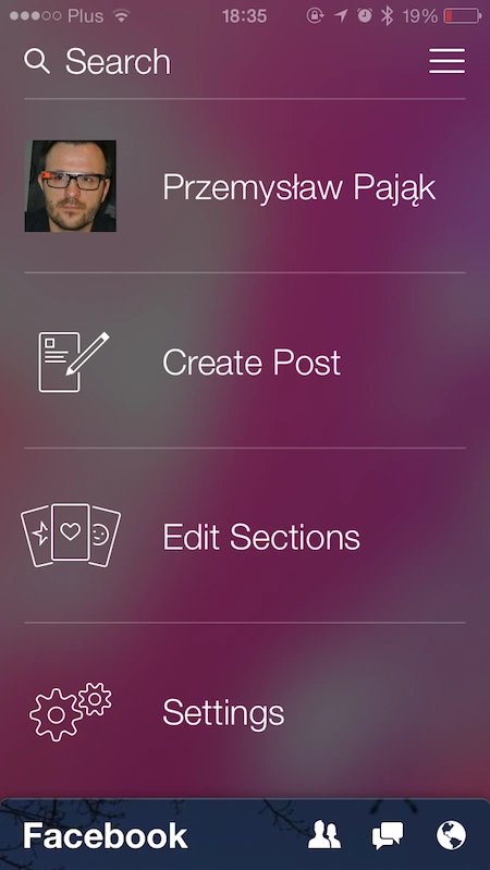 Facebook Paper iPhone, 7