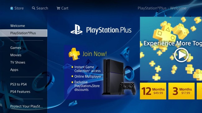 PS4 PS PLUS 