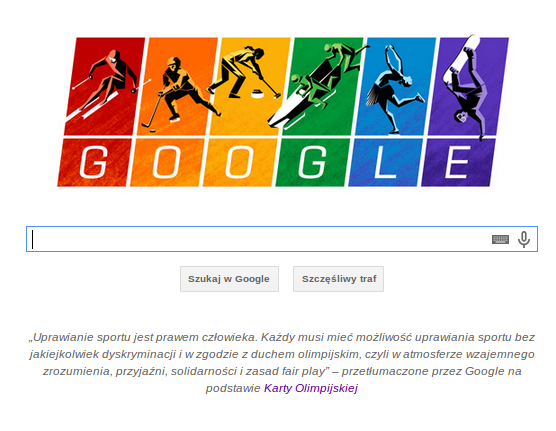 google igrzyska soczi