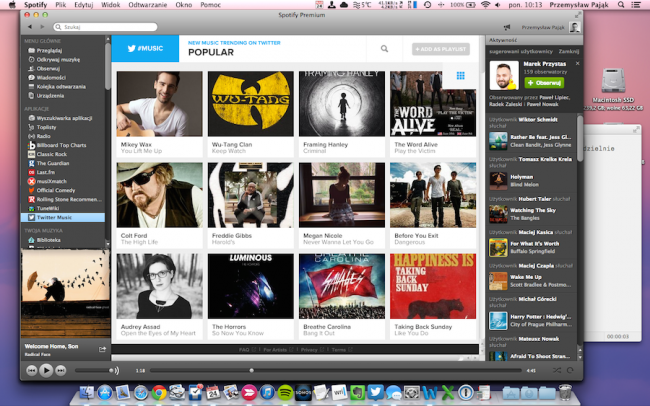 Twitter Music w Spotify, 2 