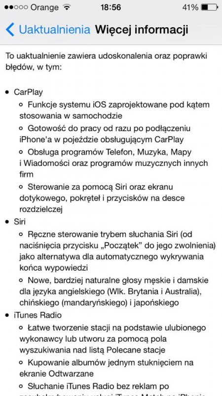 iOS 7.1 