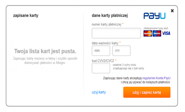 karta payu 
