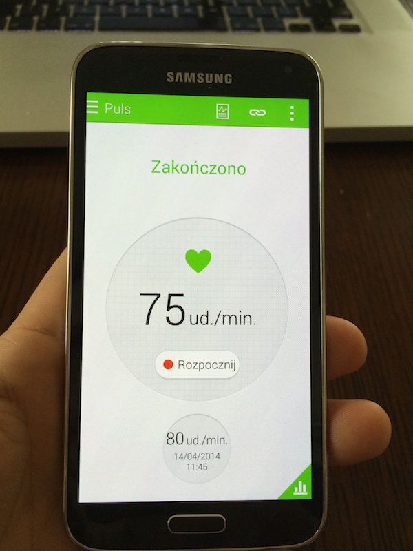Galaxy S5 - pomiar pulsu class="wp-image-179584"