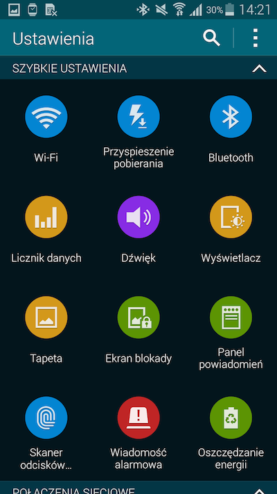 Samsung Galaxy S5, Android, 4