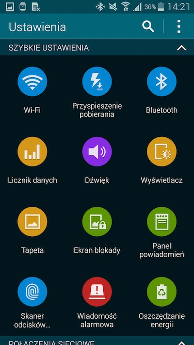 Samsung Galaxy S5, Android, 4 