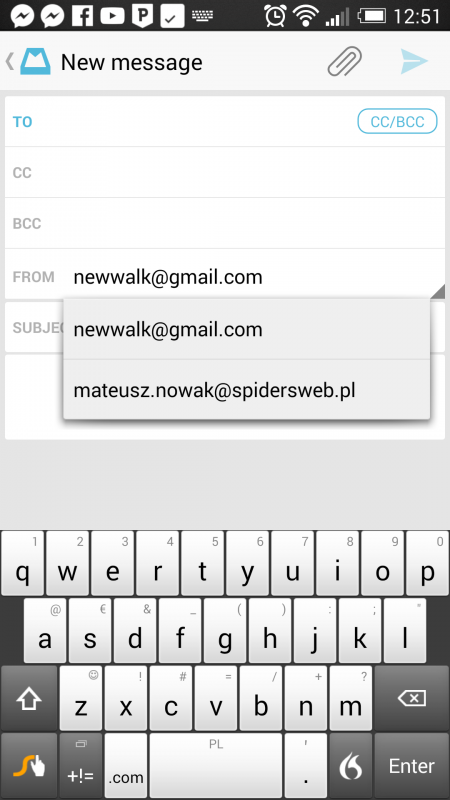 mailbox zmiana adresu