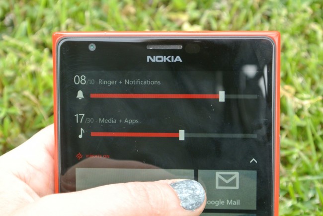 windows phone 8.1 media volume