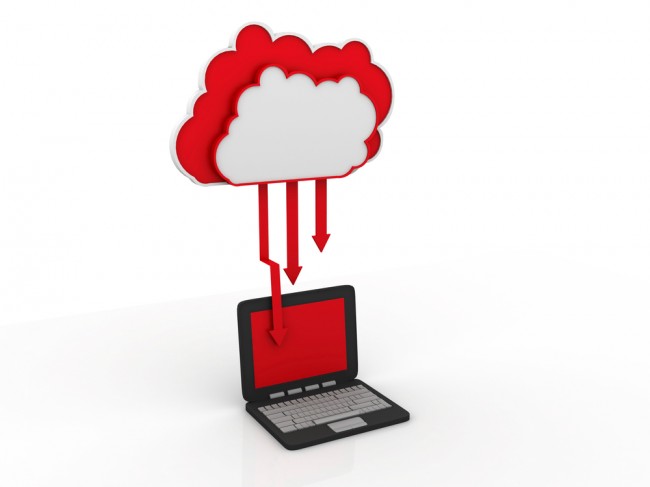 Cloud computing concept