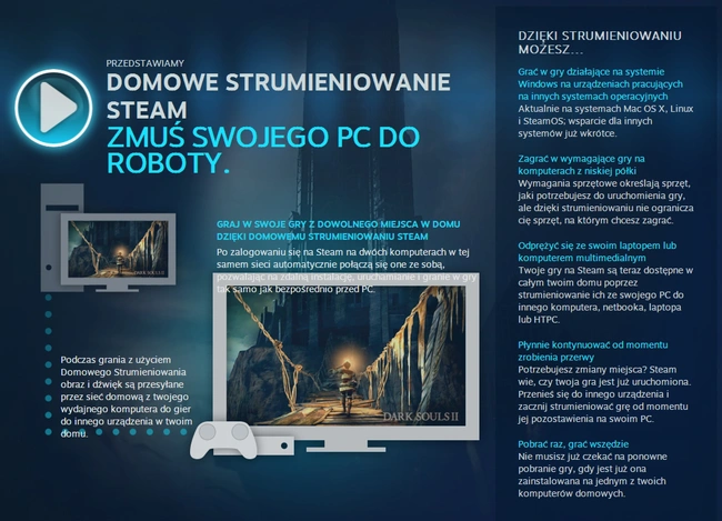 Domowe strumieniowanie Steam 