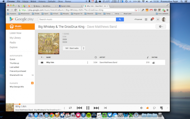 Google Play Music All Access – desktop