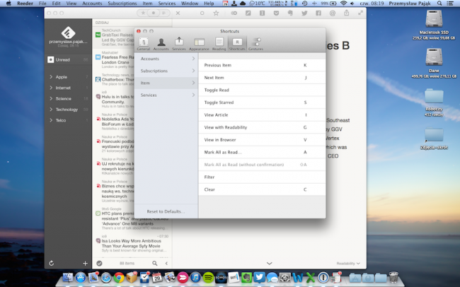 Reeder 2 for Mac, 4