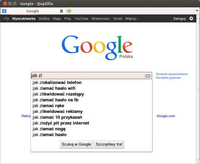 google jak zl