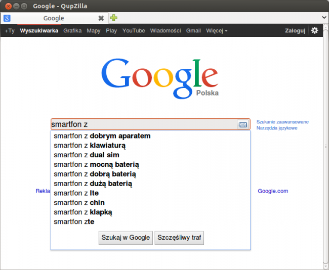 google smartfon z