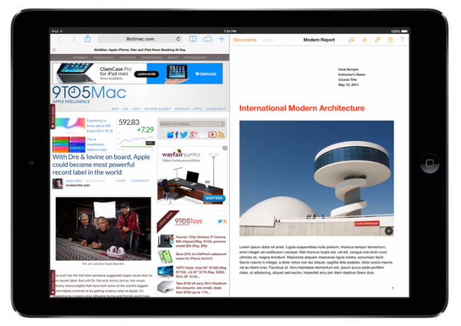 ipad multitasking ios 8