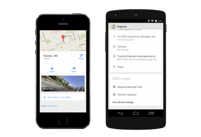 mapy-google-offline