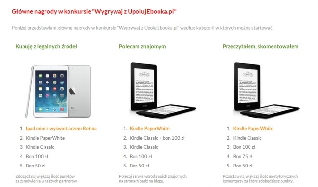 nagrody upoluj ebooka