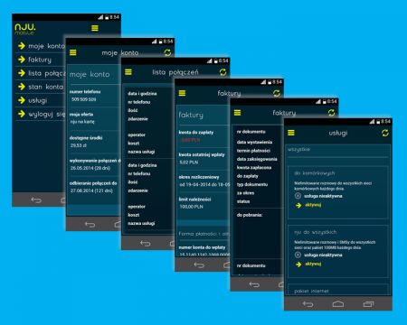 nju aplikacja mobilna