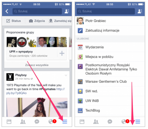 Facebook iOS najnowsze teraz