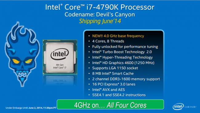 Intel Core i7 4790K