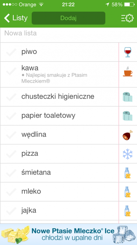 Listonic nowa aplikacja porady 8 