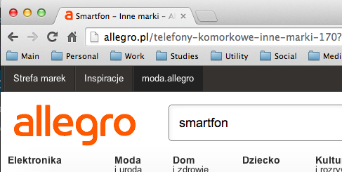 chrome os x adres bar