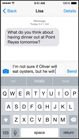 ios 8 klawiatura 