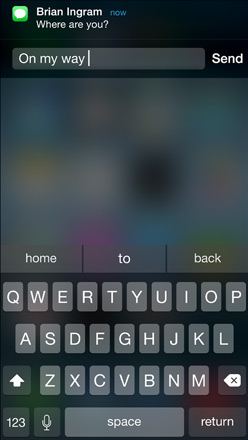 powiadomienia w ios 8