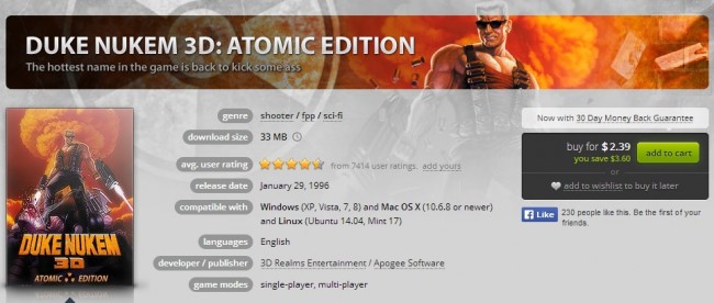 duke gog linux