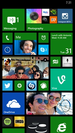 foldery windows phone