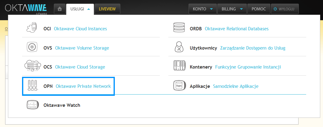 oktawave private network 