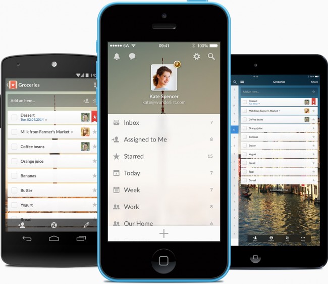 wunderlist 3 smartfony