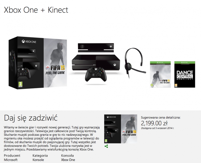 xbox one w polsce 2