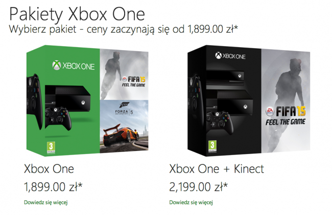 xbox one w polsce