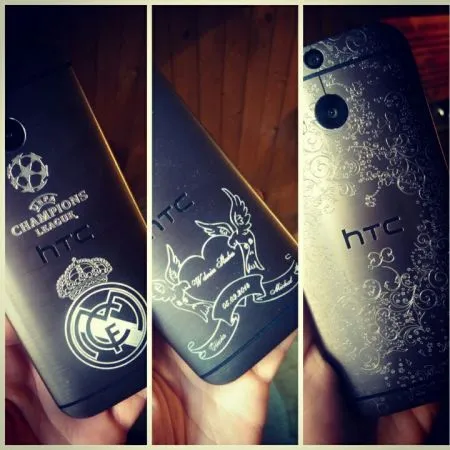 HTC ONE grawerunek Orange