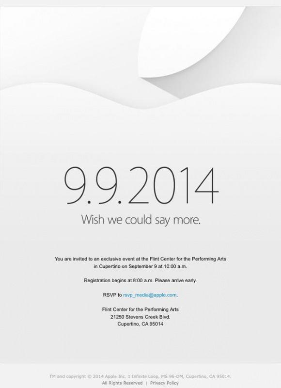 Apple Zaproszenie