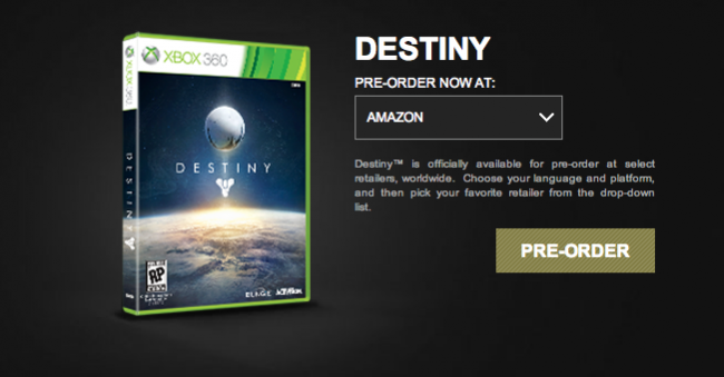 destiny preorder 2